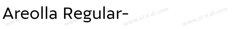 Areolla Regular字体转换